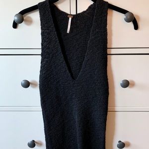 Free People Knit Razorback Tank Top